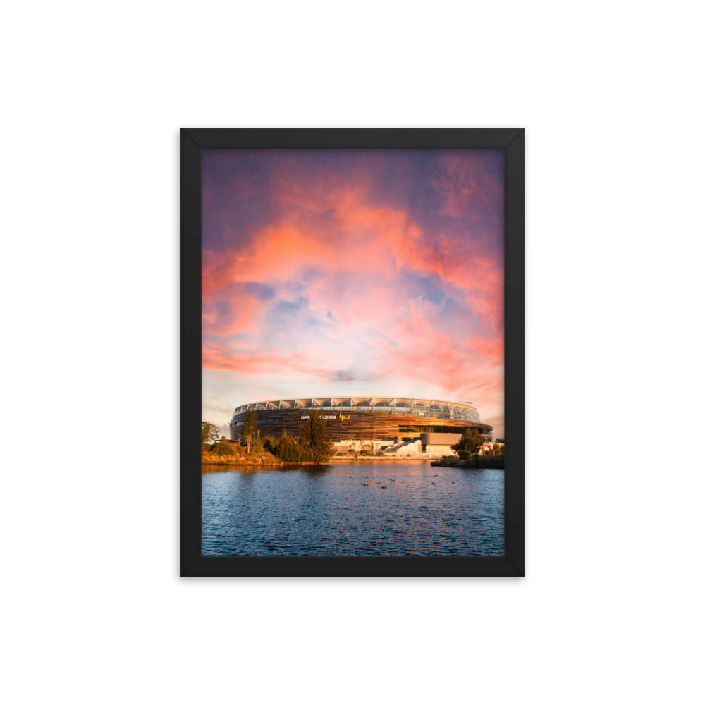 Stadium Sunset - Perth Skyline