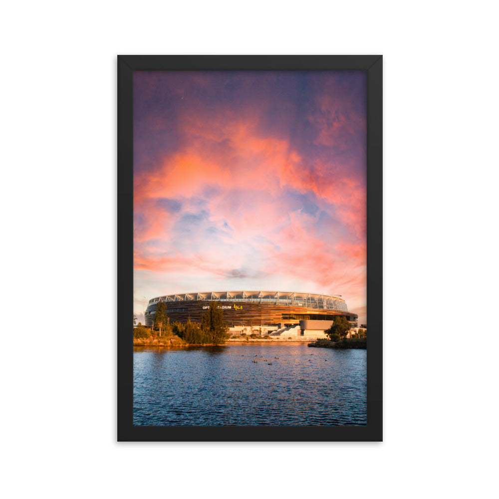 Stadium Sunset - Perth Skyline