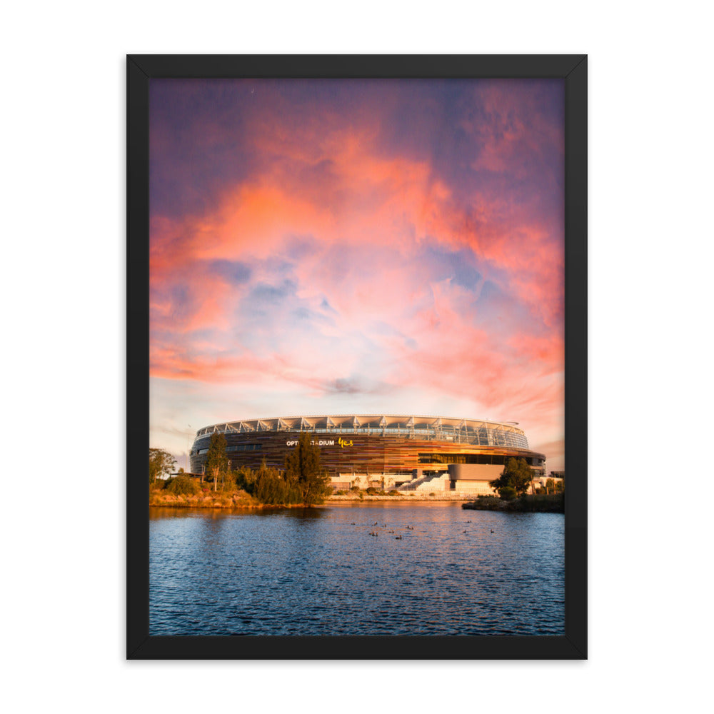 Stadium Sunset - Perth Skyline