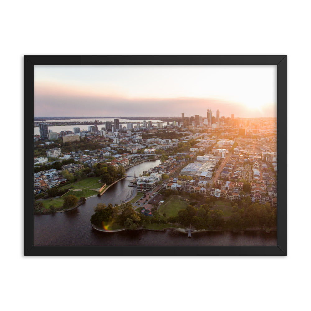 Down by the River - Perth Skyline