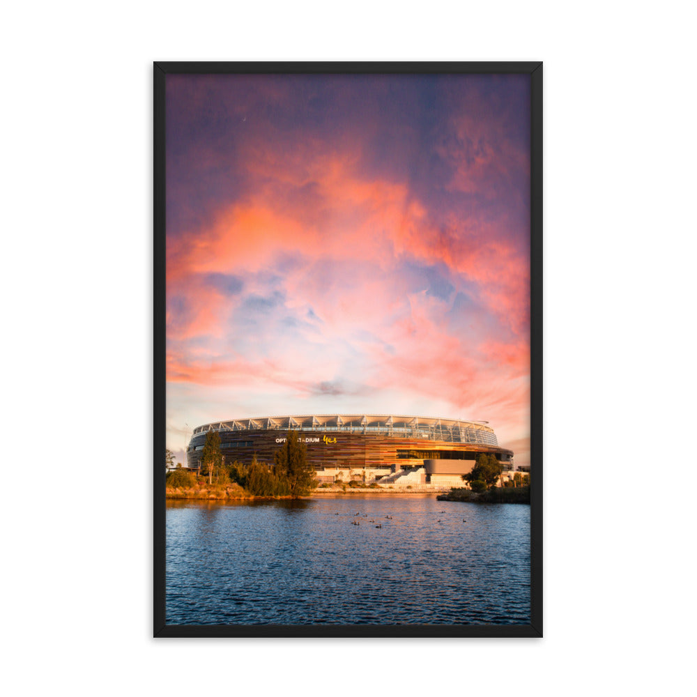 Stadium Sunset - Perth Skyline